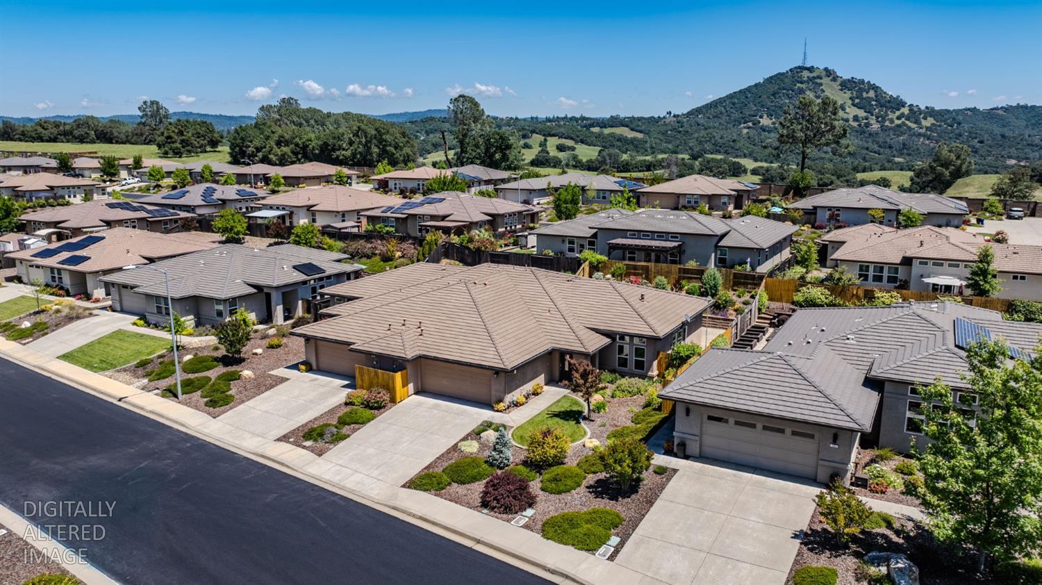 159 Emerald Lane Jackson, CA 95642 - Photo 54 of 58 an aerial view of residential houses and outdoor space