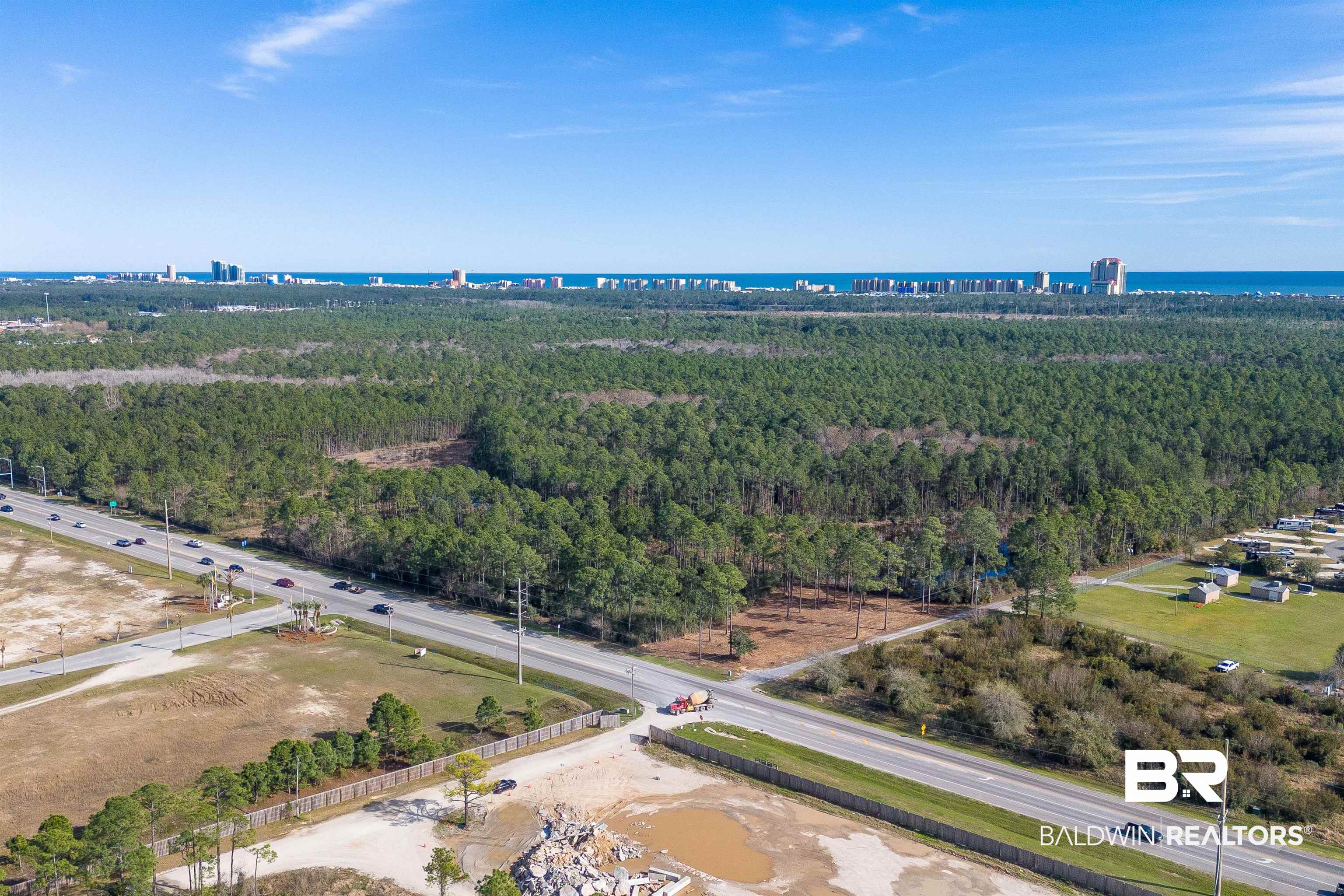 0 Canal Road Orange Beach, AL 36561 - Photo 16 of 25 Aerial view with a water view
