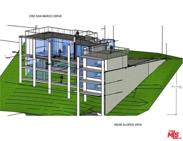 a view of a house in a park