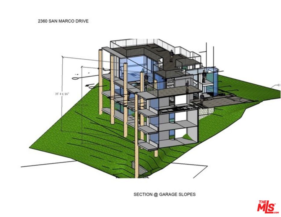 2360 San Marco Drive Los Angeles, CA 90068 - Photo 3 of 8 a view of a back yard of the house