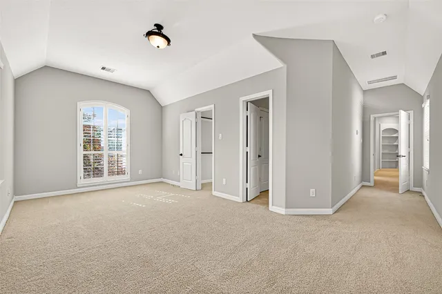 a view of hallway with stairs