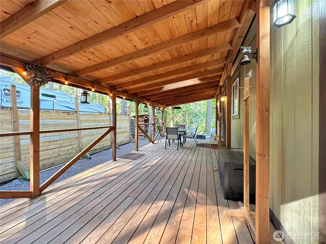 a view of railway station with wooden floor