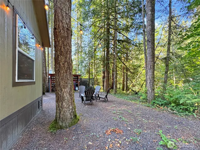 a view of outdoor space and patio