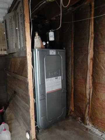 a view of storage and utility room