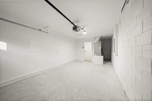 a view of a big room with carpet