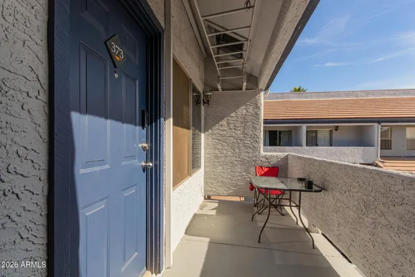 a house view with a outdoor space