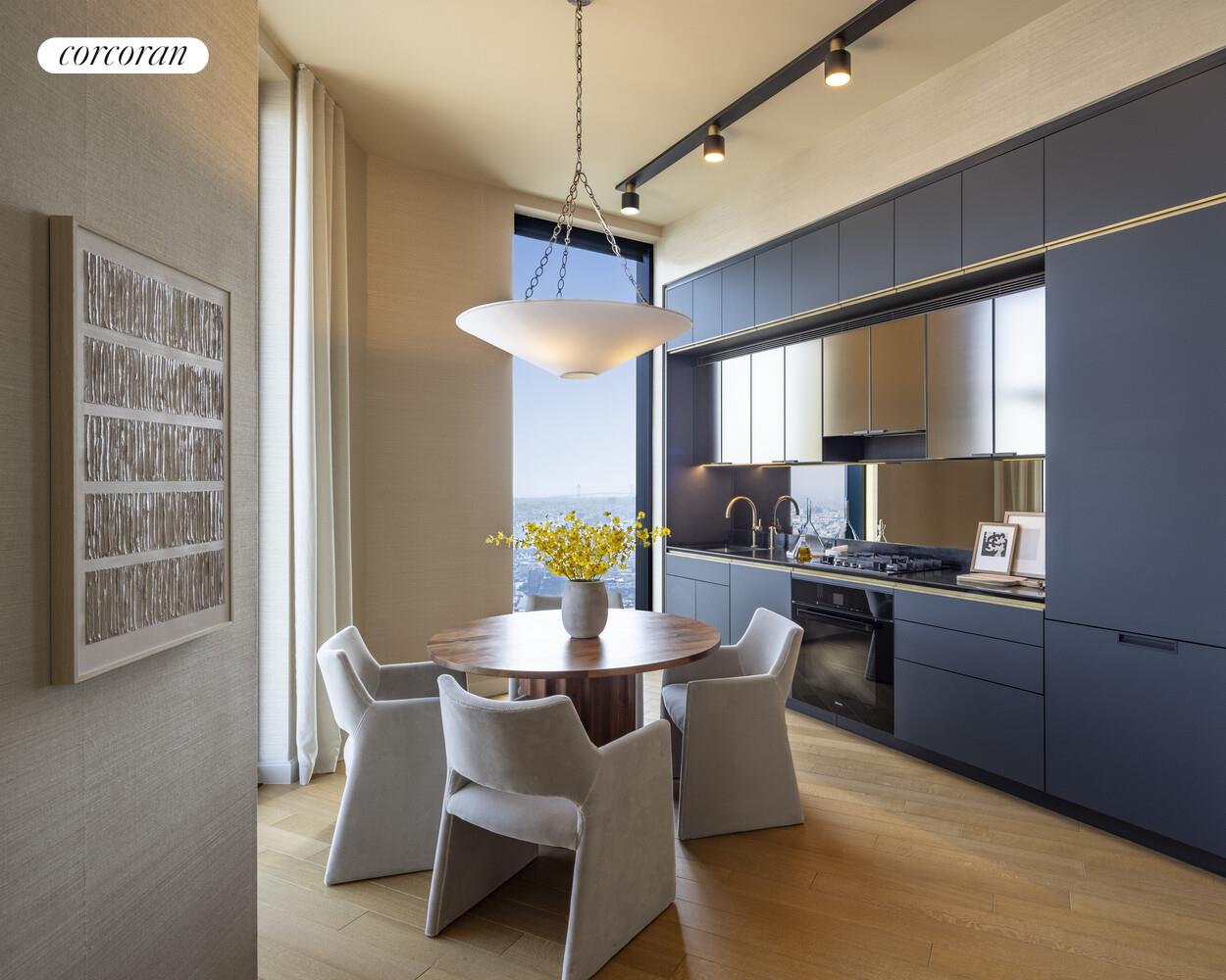 85 Fleet Street, Unit 59E Brooklyn, NY 11201 - Photo 3 of 11 a dining room with furniture and window