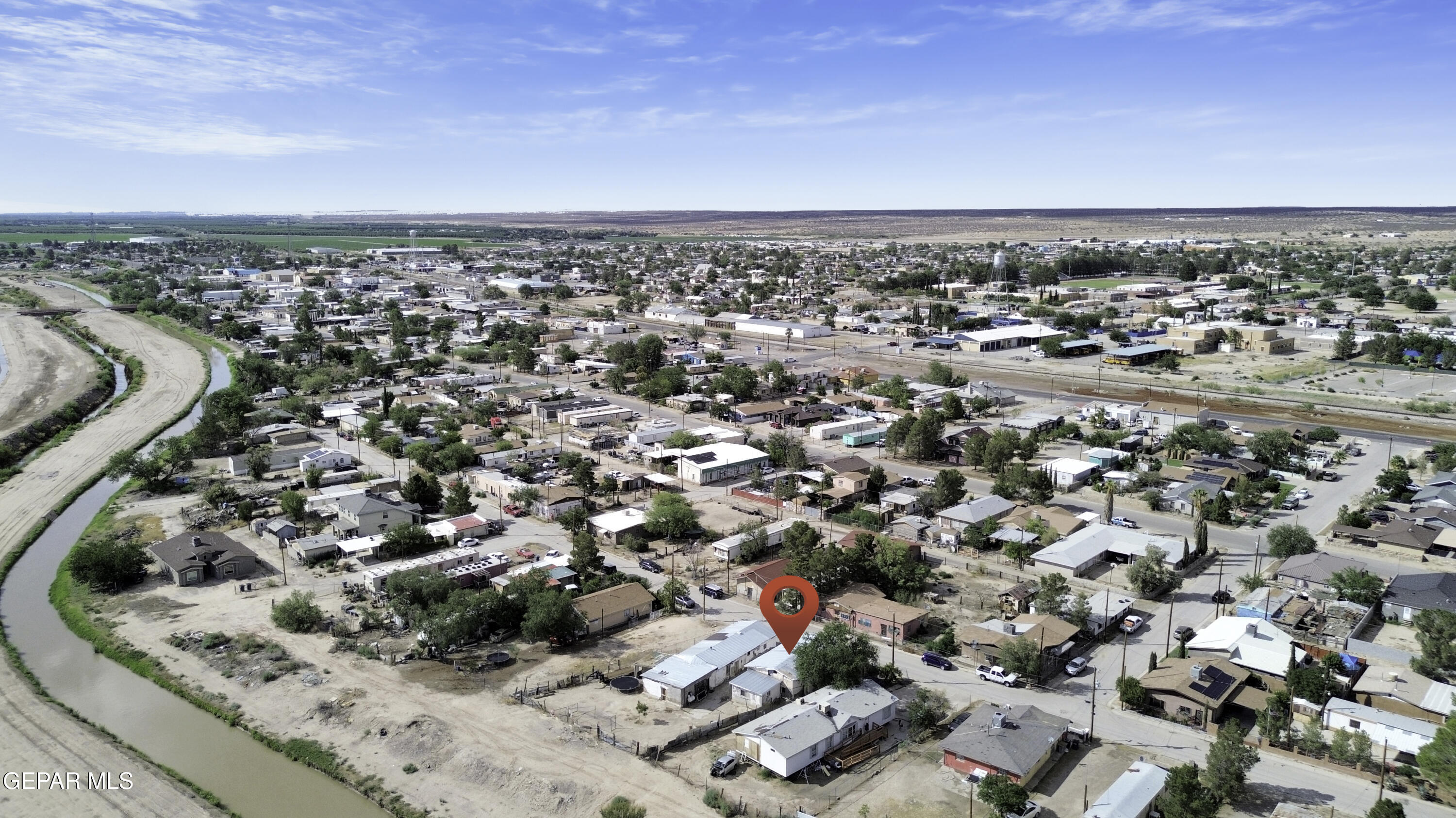 720 Johnson Street Fabens, TX 79838 - Photo 60 of 68 an aerial view of a city