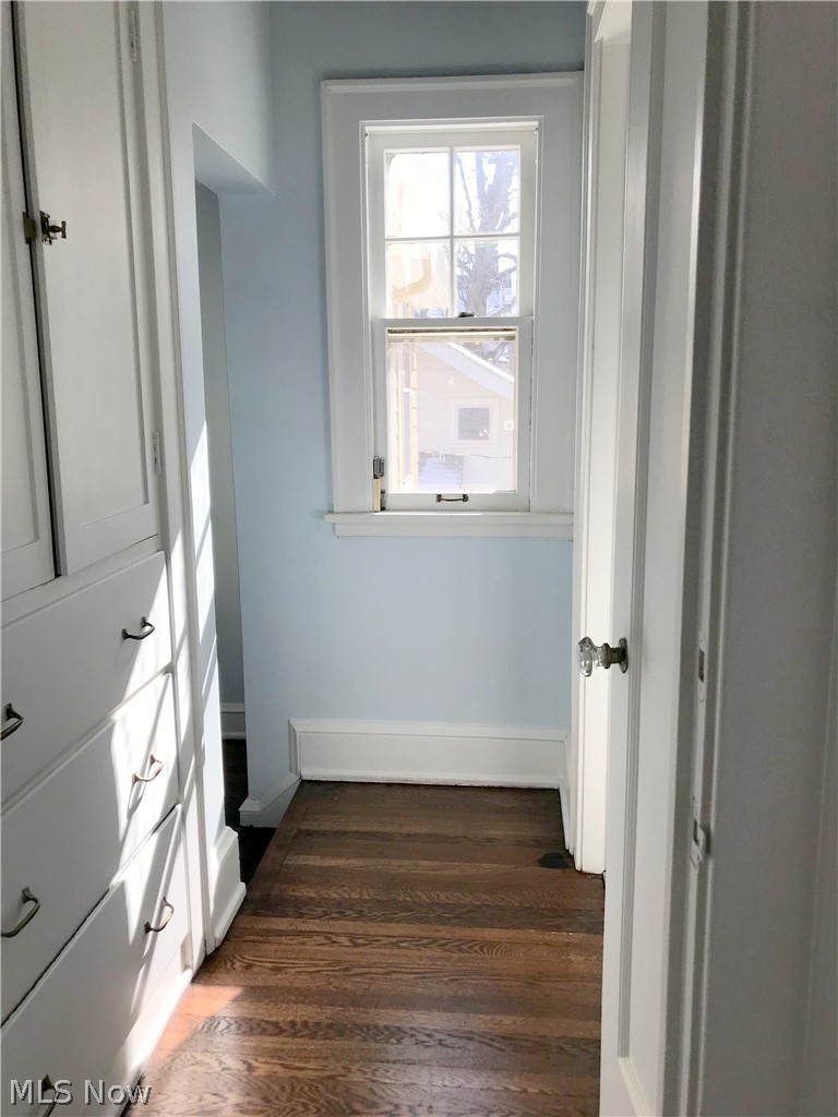 1504 Rydalmount Road Cleveland Heights, OH 44118 - Photo 23 of 32 Rear Hallway with large Linen Closet