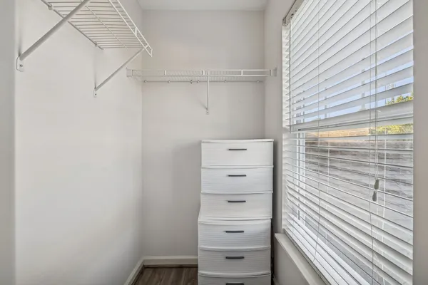a view of walk in closet
