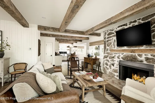 a view of a living room