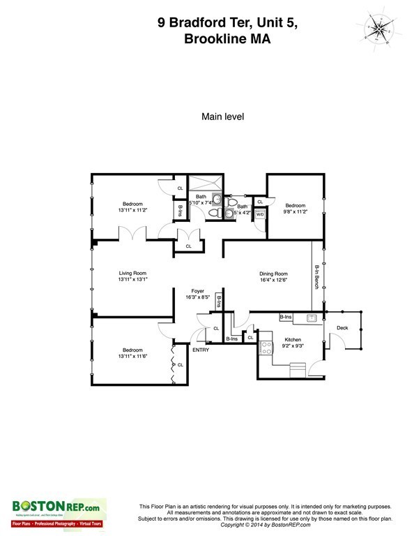 9 Bradford Terrace, Unit 5 Brookline, MA 02446 - Photo 24 of 24