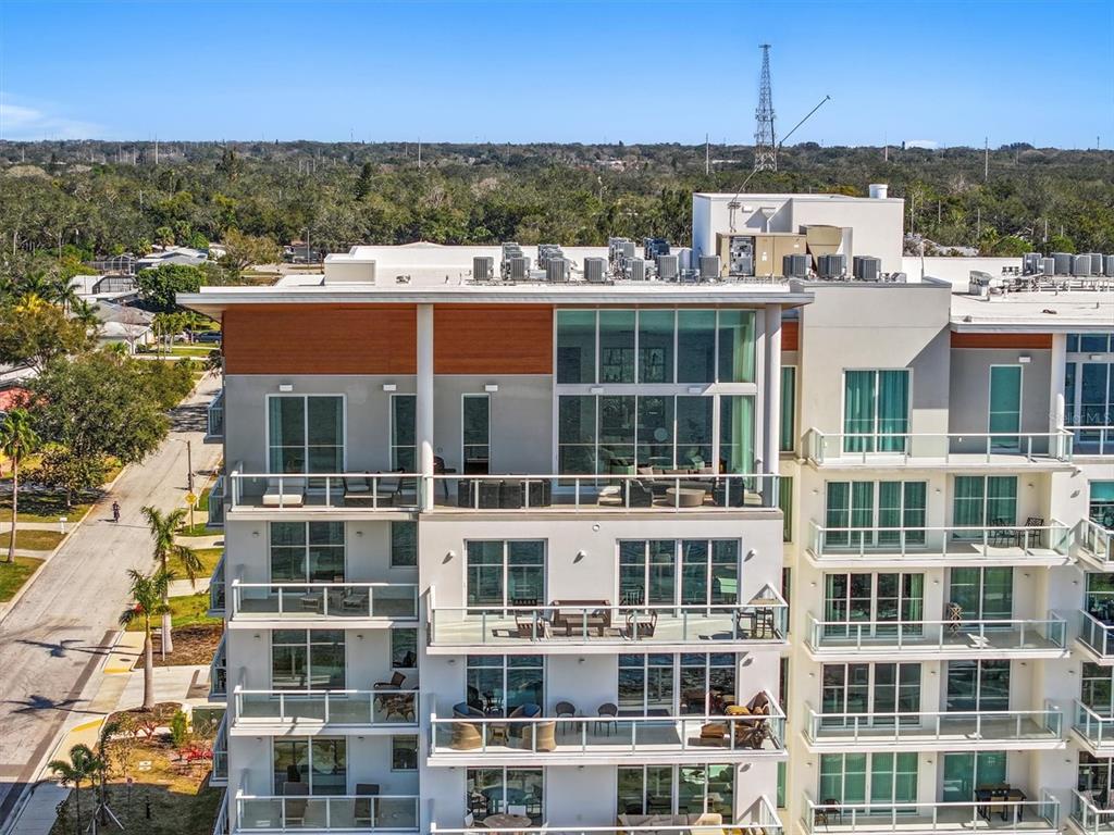 1020 Sunset Point Road, Unit 703 Clearwater, FL 33755 - Photo 48 of 50 a view of a city that has tall buildings