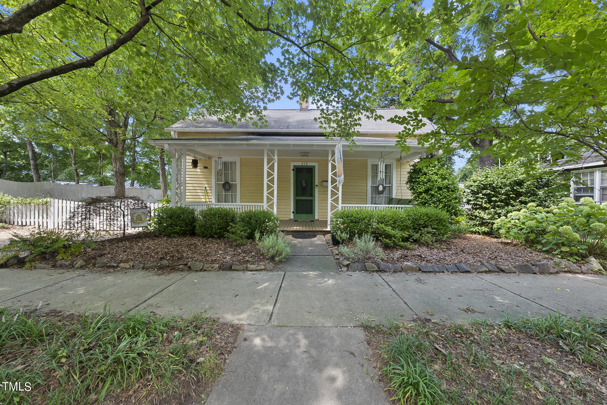 215 Pace Street Raleigh, NC 27604 - Photo 25 of 25 a front view of a house with a garden
