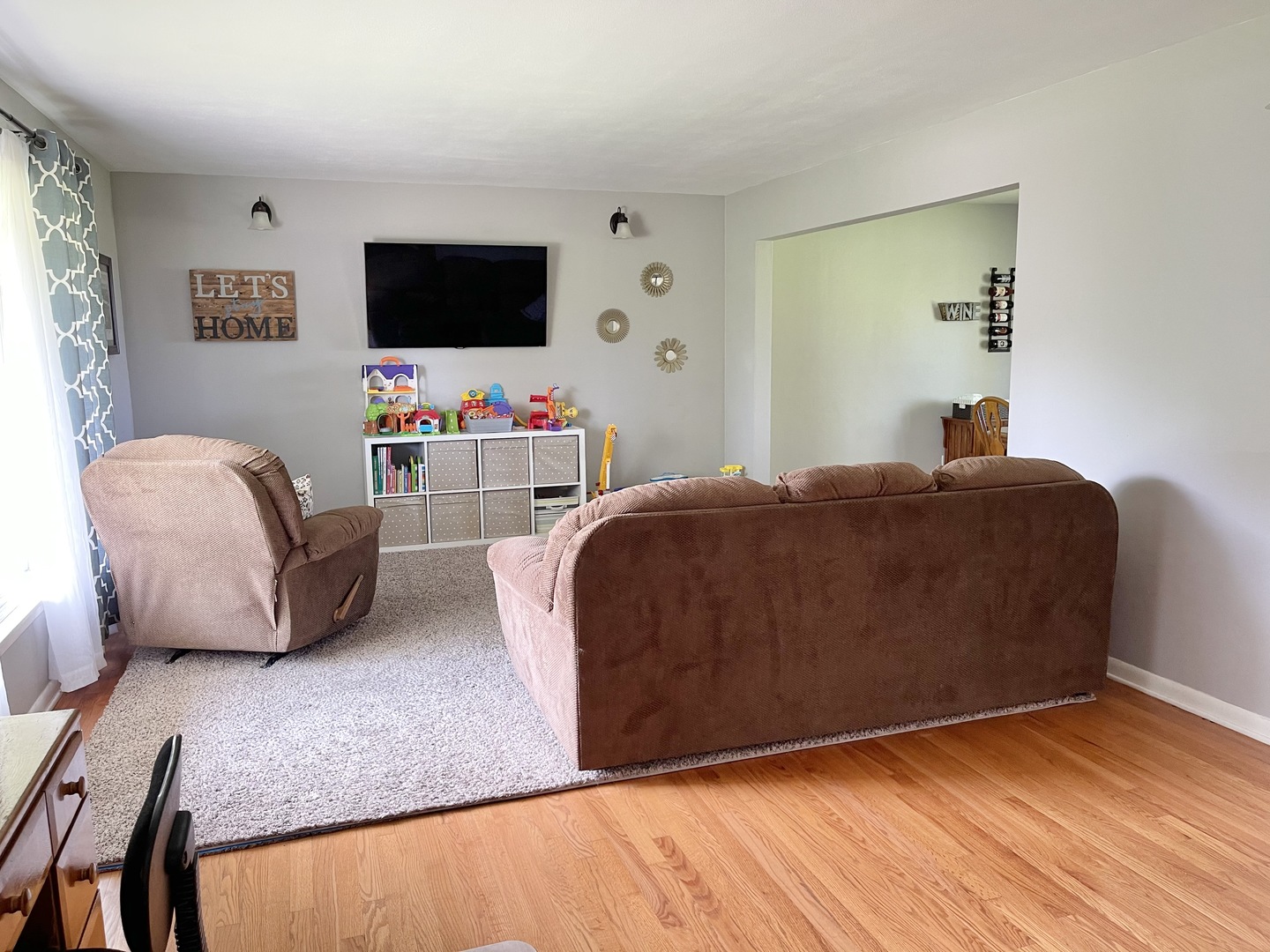 2561 East 259th Road Peru, IL 61354 - Photo 10 of 26 a bedroom with a bed and flat screen tv