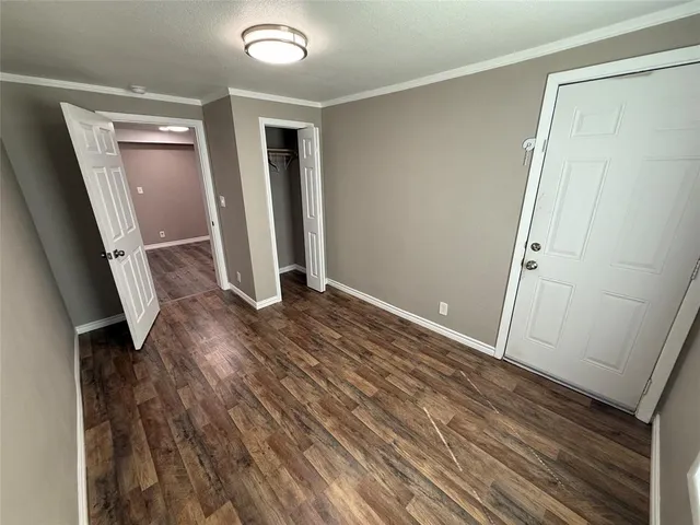 wooden floor in an empty room