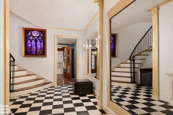 a view of a entryway with a rug