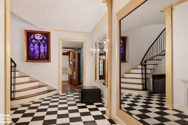 a view of a entryway with a rug