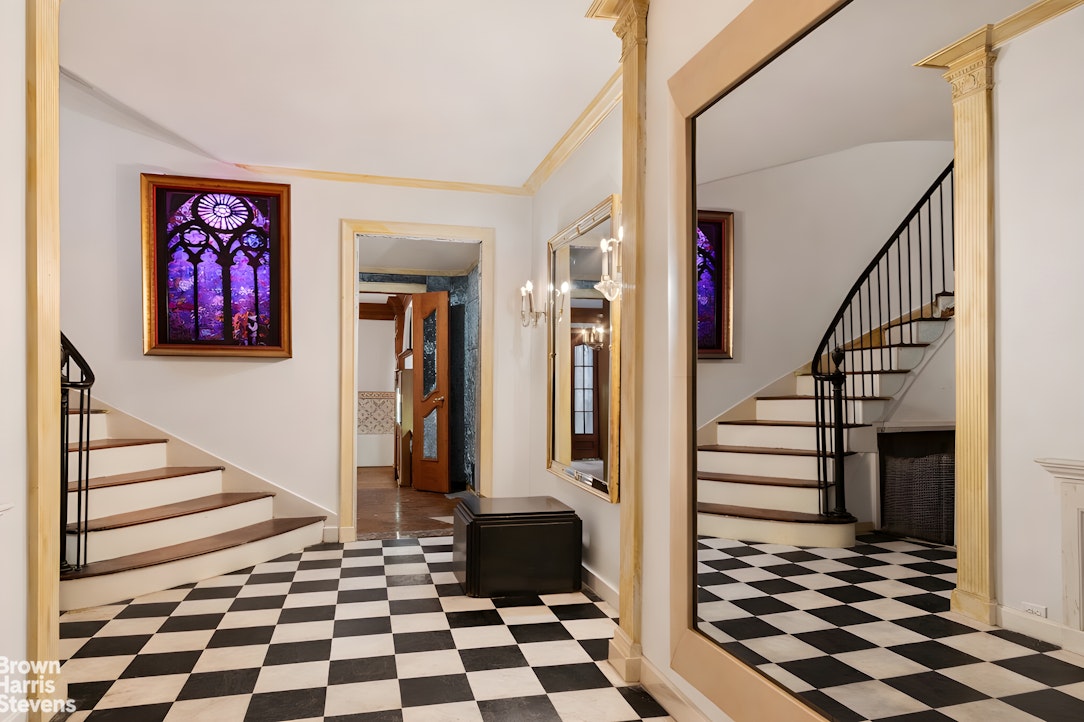 a view of a entryway with a rug