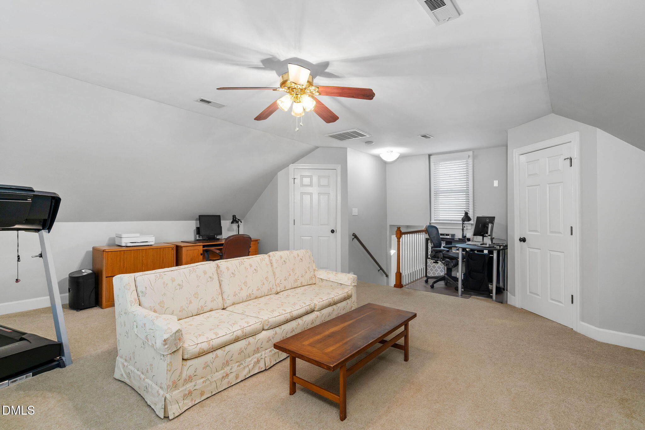1405 October Road Raleigh, NC 27614 - Photo 24 of 40 a living room with furniture and kitchen view