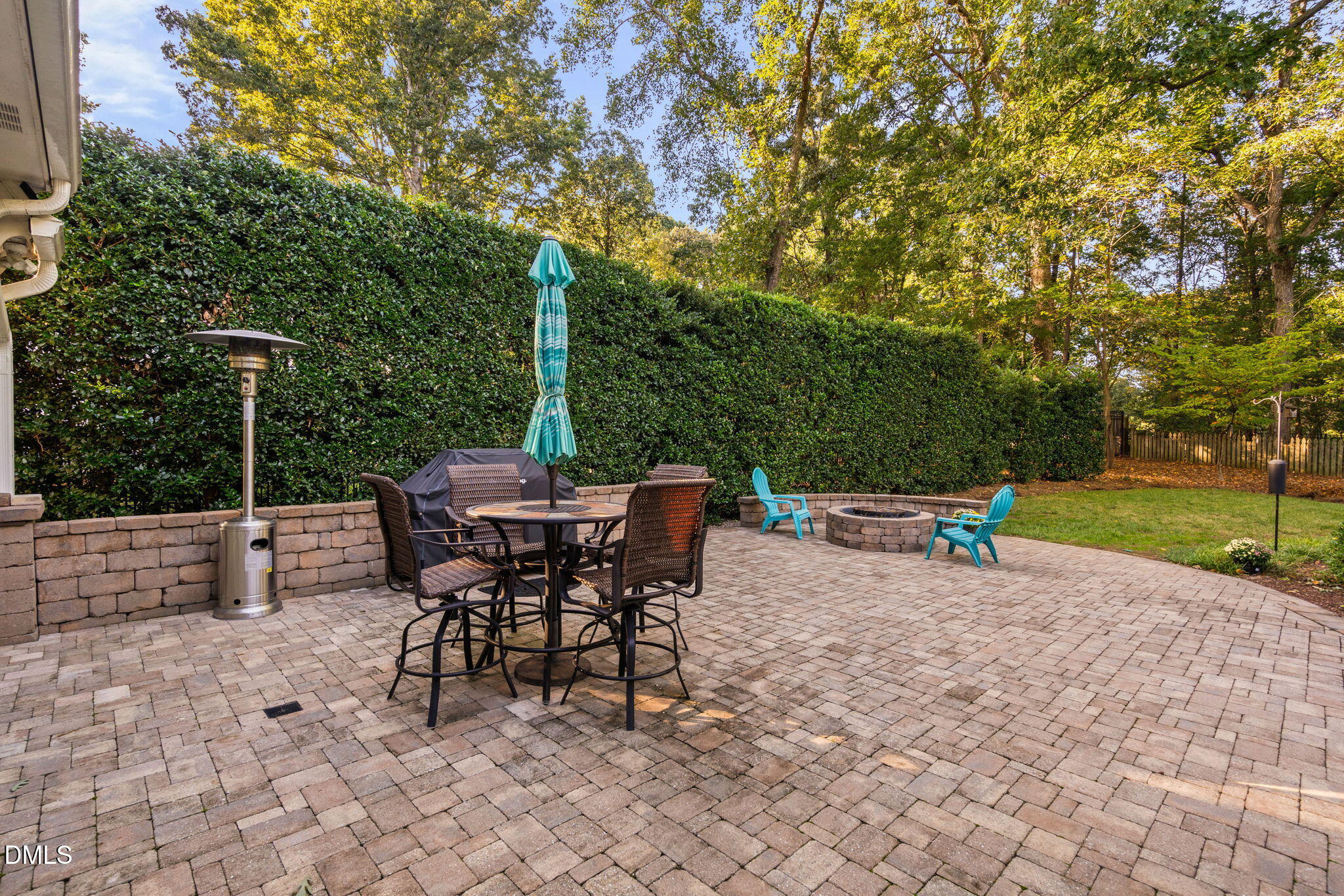 1405 October Road Raleigh, NC 27614 - Photo 30 of 40 a view of a backyard with sitting area
