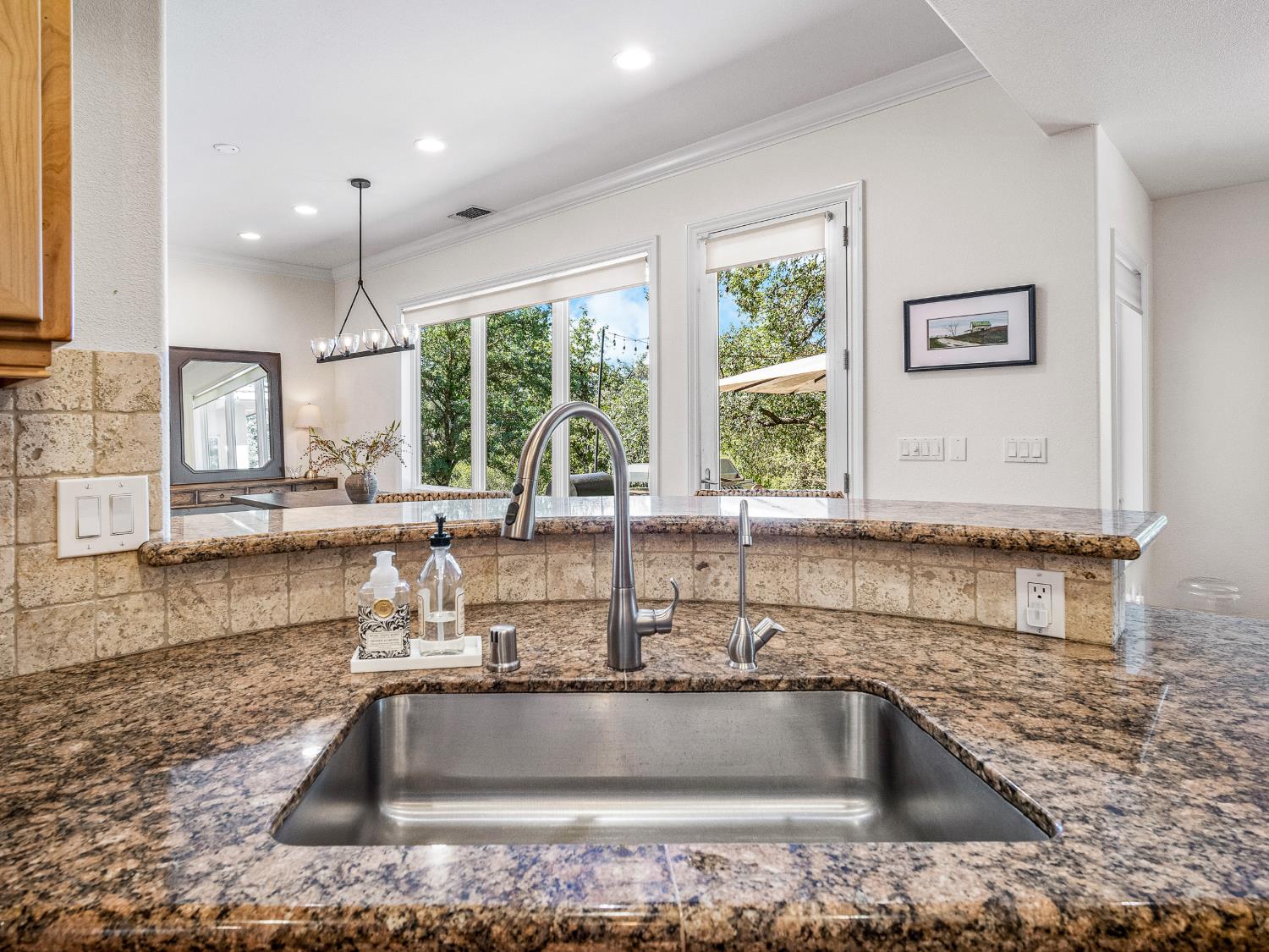 5080 Gold Hill Road Placerville, CA 95667 - Photo 16 of 63 Farm sink with a view.