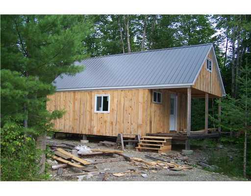 -- Gray Road Harmony, ME 04942 - Photo 1 of 8 Exterior Front. New camp nestled in...