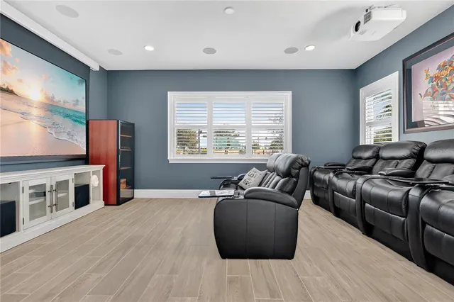 a bedroom with a bed and walk in closet