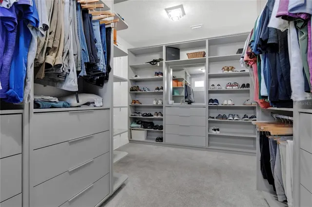 a view of balcony with wooden floor