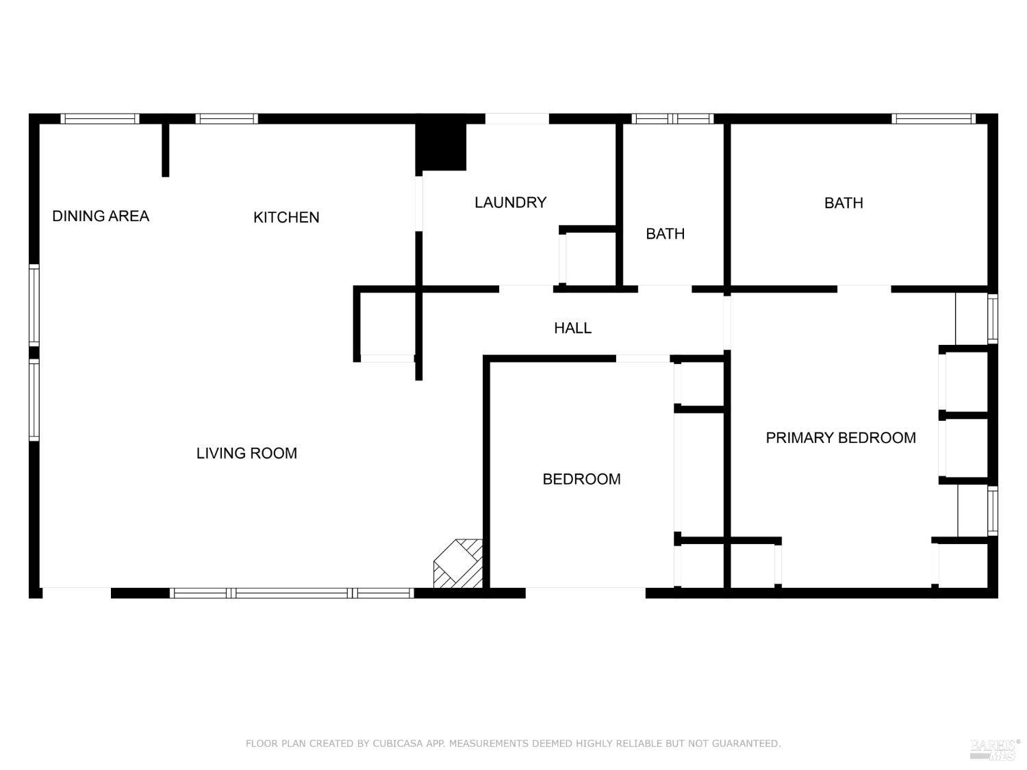 43300 Little River-Airport Road, Unit 35 Little River, CA 95456 - Photo 22 of 23 a picture of a floor plan