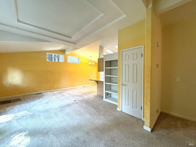 a view of empty room