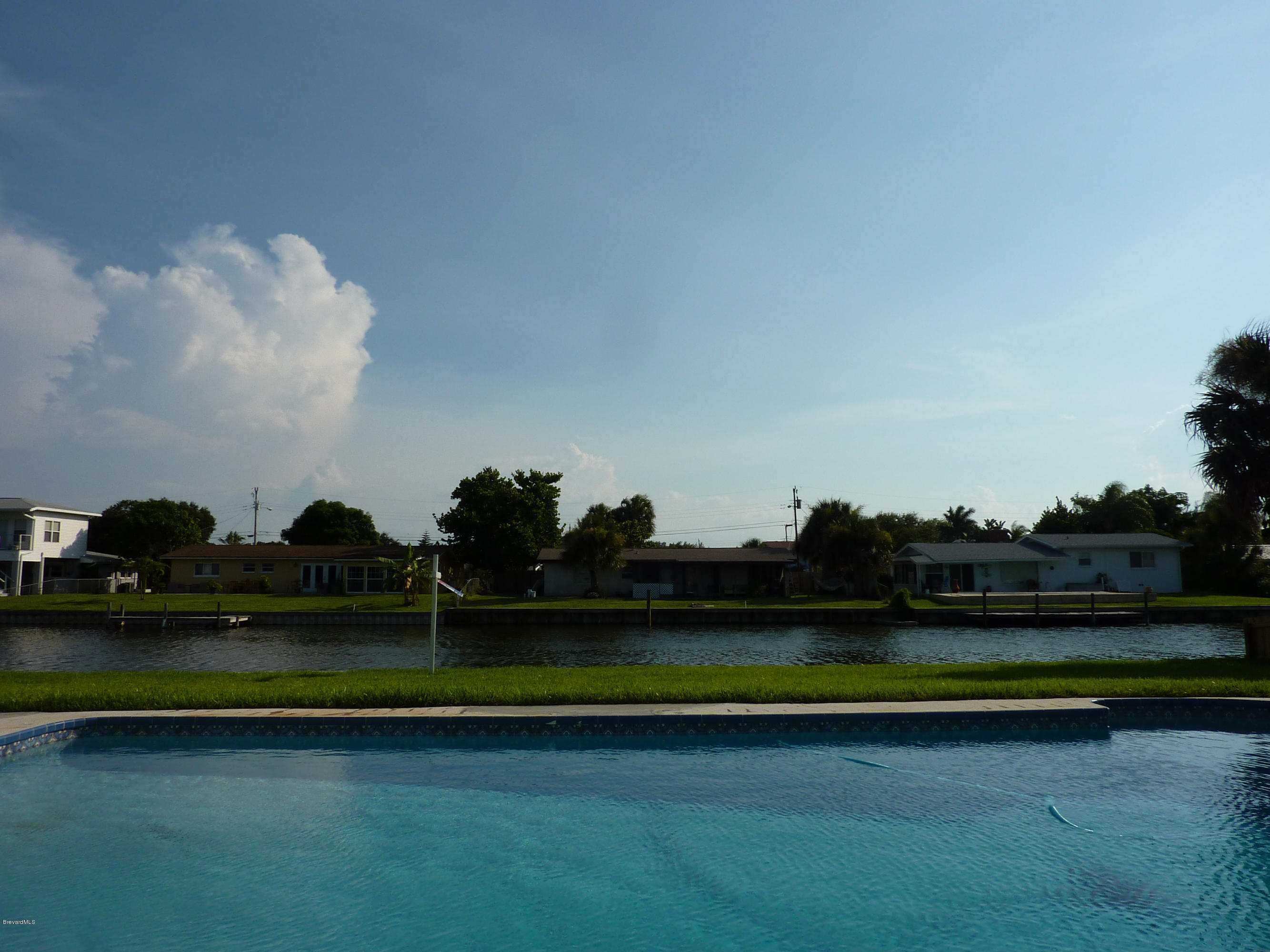 1155 Samar Road Cocoa Beach, FL 32931 - Photo 7 of 10 View from pool...