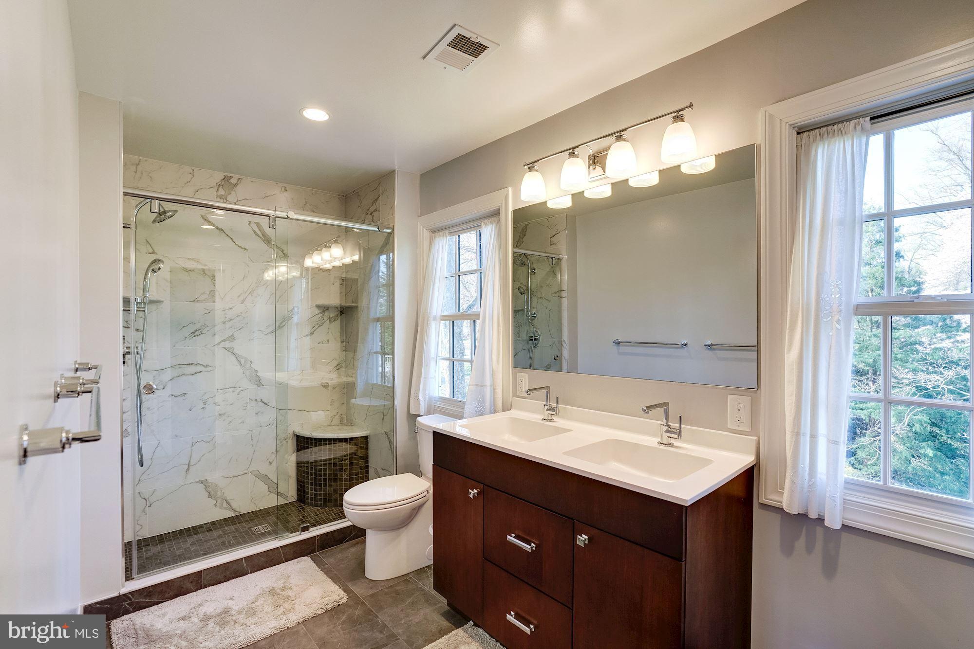 7913 Foxhound Road McLean, VA 22102 - Photo 18 of 37 Renovated Master Bath