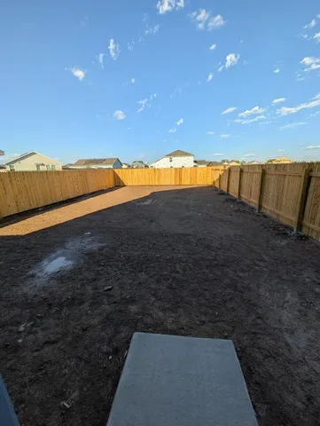 a view of outdoor space and mountain view in back