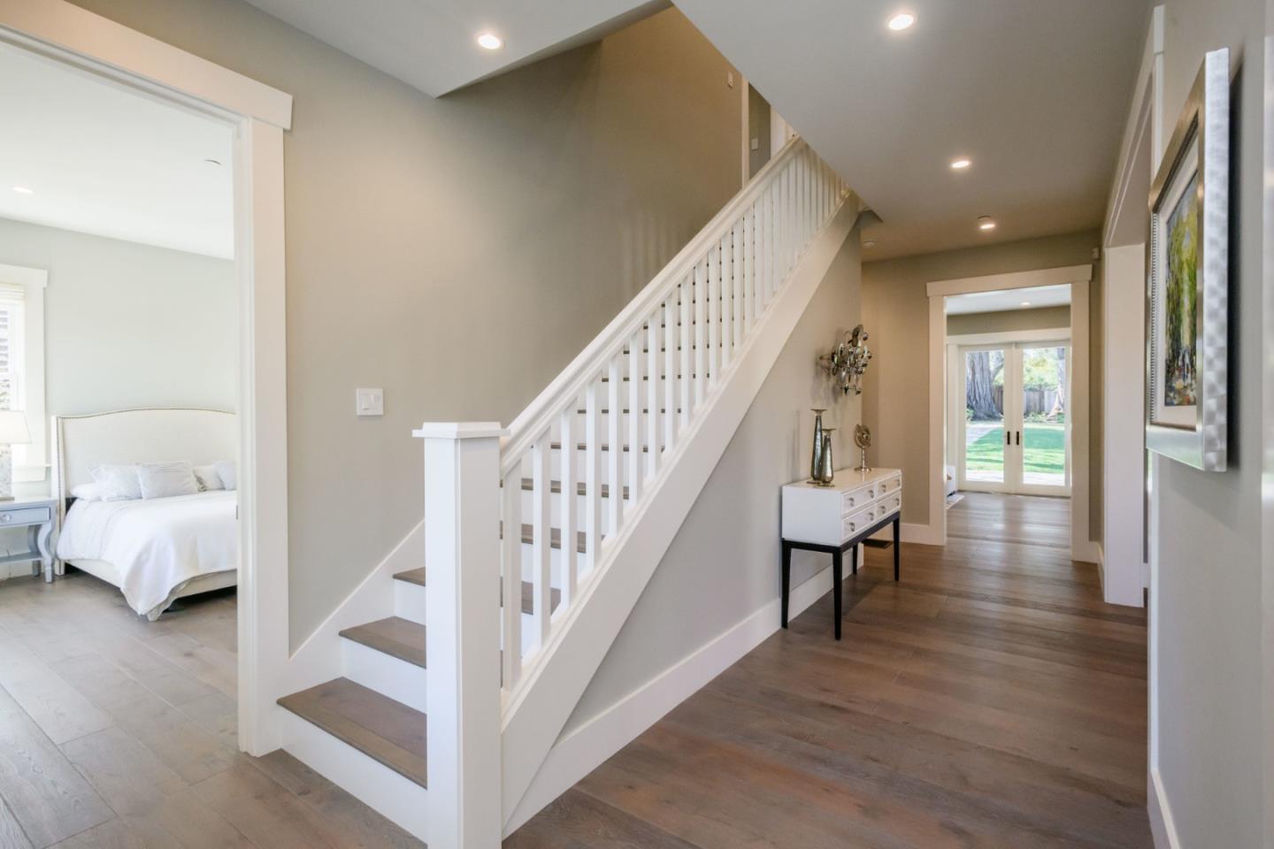 421 Hillcrest Road San Mateo, CA 94402 - Photo 14 of 33 a view of entryway and hall with wooden floor