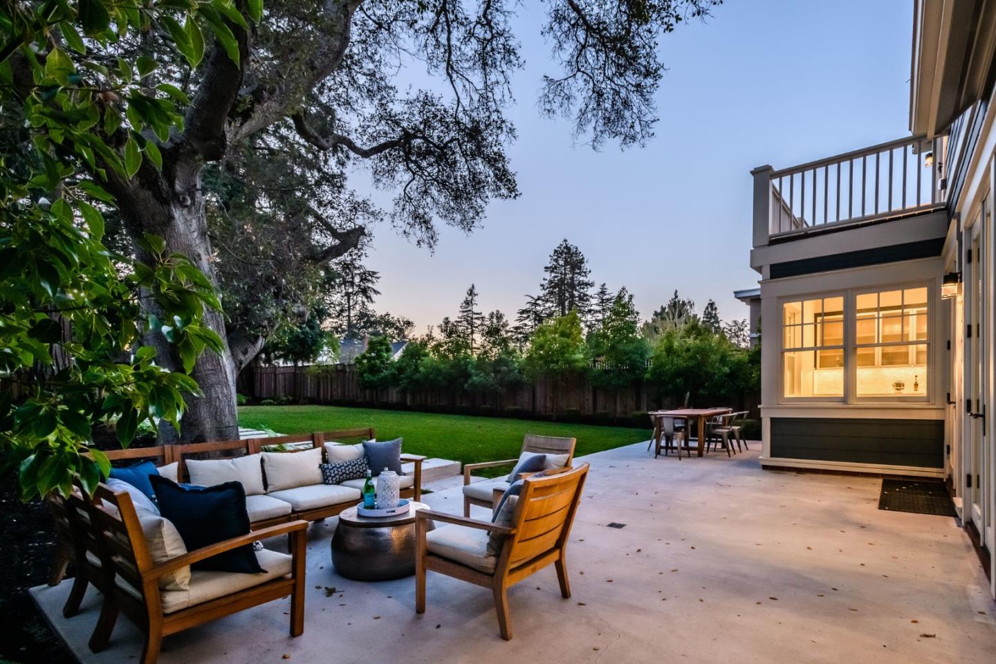 421 Hillcrest Road San Mateo, CA 94402 - Photo 33 of 33 a view of a patio with couches table and chairs and potted plants