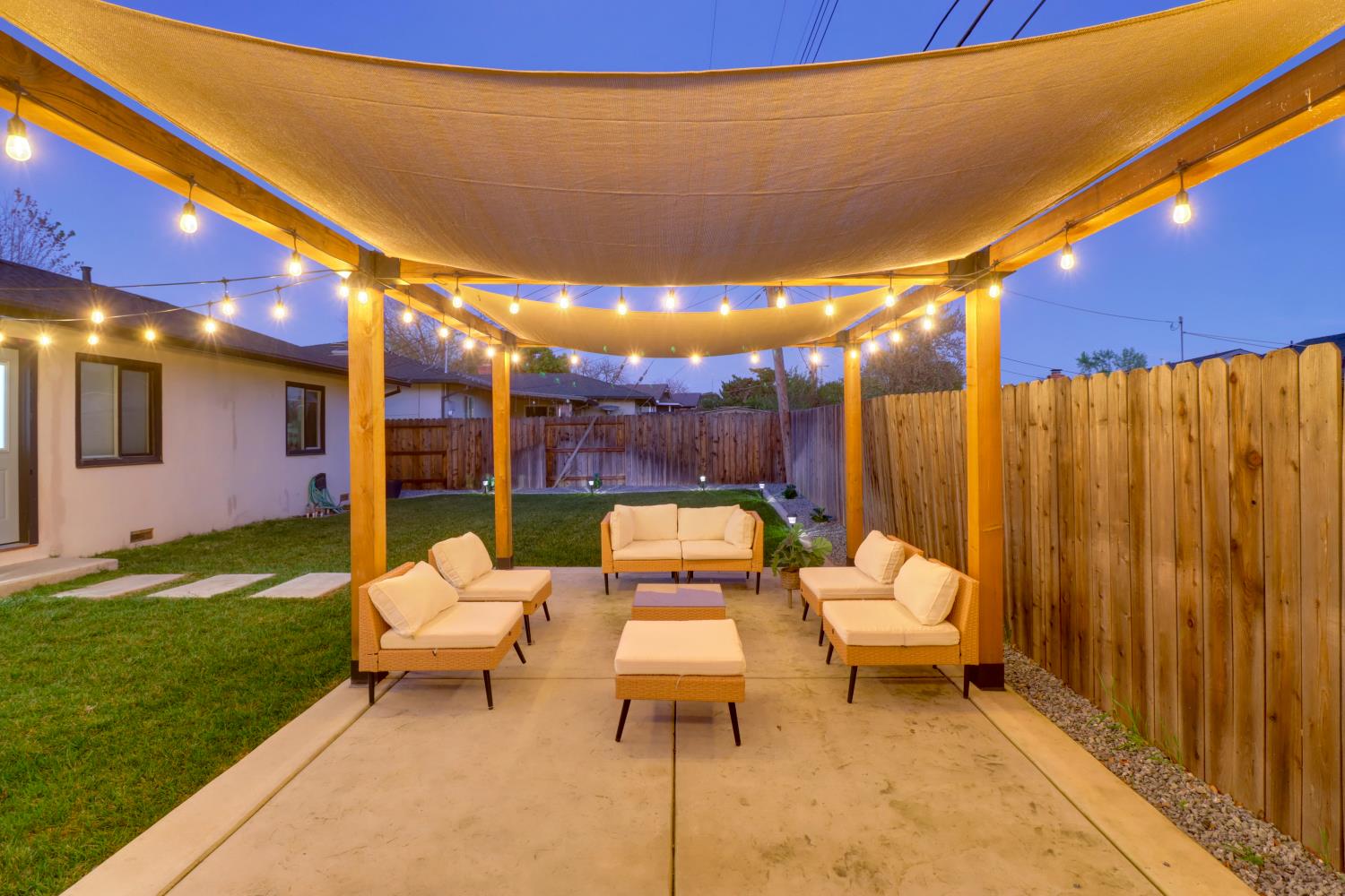 5208 Rambler Way Sacramento, CA 95841 - Photo 6 of 51 a outdoor space with patio the couches and pool view