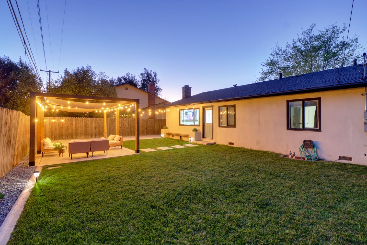 5208 Rambler Way Sacramento, CA 95841 - Photo 9 of 51 a view of a backyard of the house