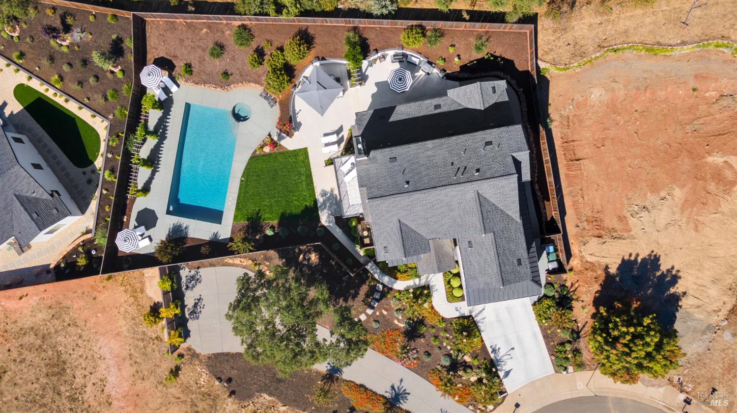 3724 Stanhope Court Santa Rosa, CA 95404 - Photo 73 of 78 an aerial view of a house with outdoor space