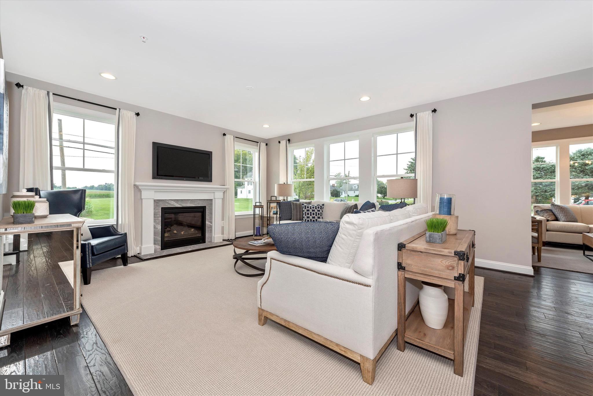 Family Room with optional Hardwood