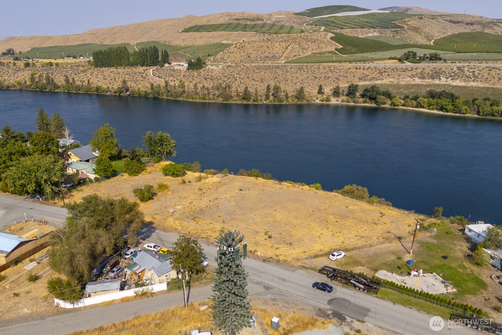 1751 Fairview Avenue Bridgeport, WA 98813 - Photo 13 of 13 an aerial view of lake residential house with outdoor space