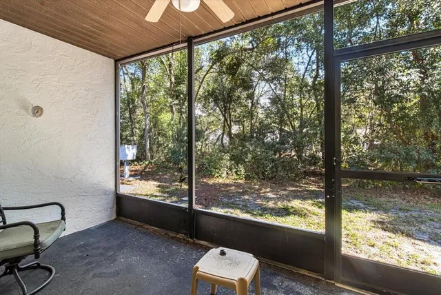 a view of a house with a door