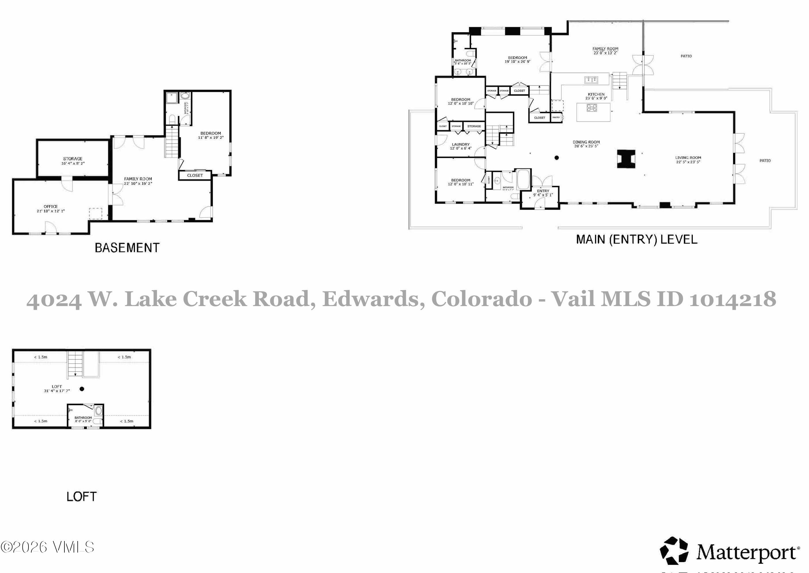 4024 West Lake Creek Road Edwards, CO 81632 - Photo 39 of 67 4024-W-LAKE-CREEK-ALL-FLOORS-EDIT