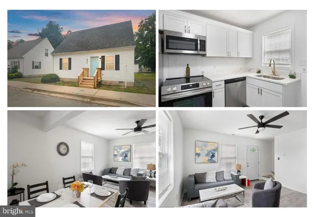 a living room with stainless steel appliances kitchen island granite countertop a sink and cabinets