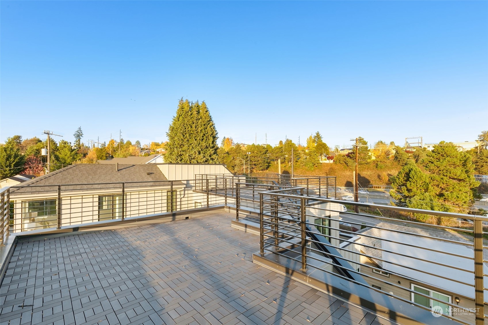 406 Northeast 75th Street Seattle, WA 98115 - Photo 18 of 29 a view of a balcony with an outdoor space