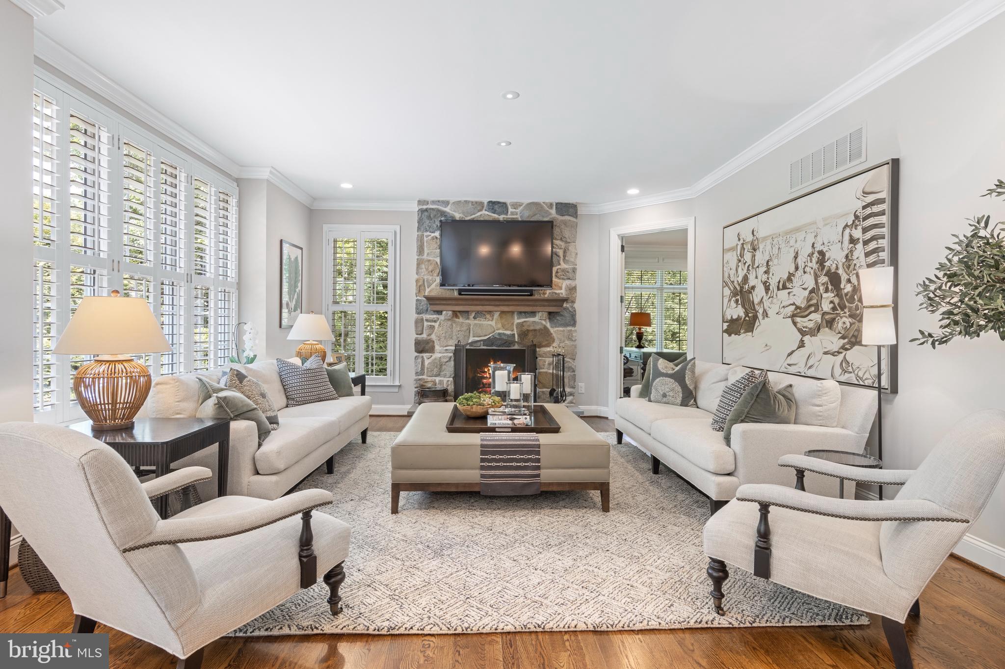 704 Strawbridge Lane Wayne, PA 19087 - Photo 26 of 102 Stunning Family Room with wood burning fireplace
