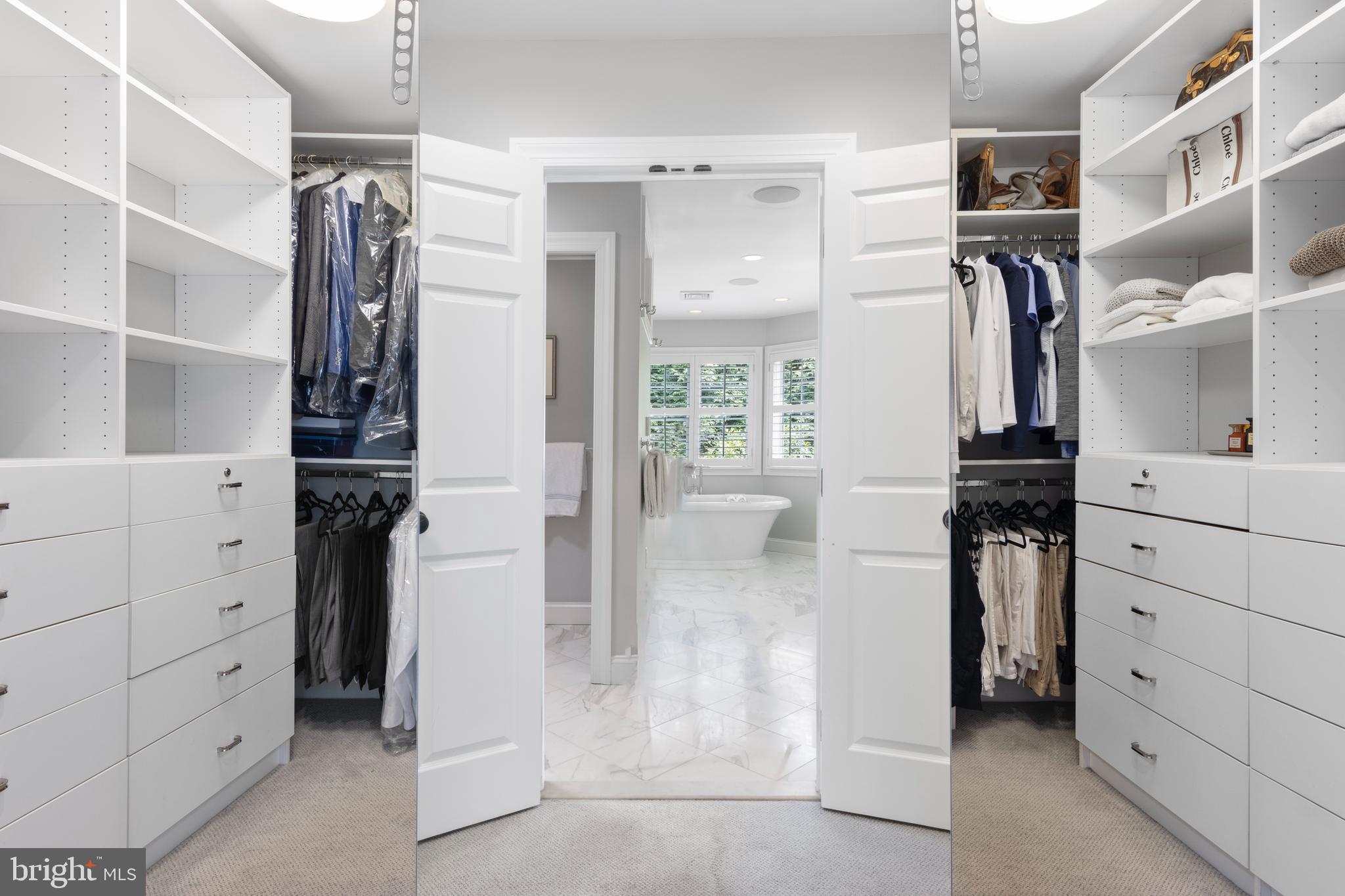 704 Strawbridge Lane Wayne, PA 19087 - Photo 76 of 102 Expansive walk in closet with custom organizers.