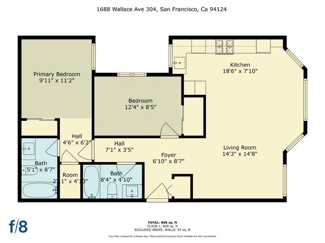 $629,000 | 1688 Wallace Avenue, Unit 304, San Francisco, CA 94124