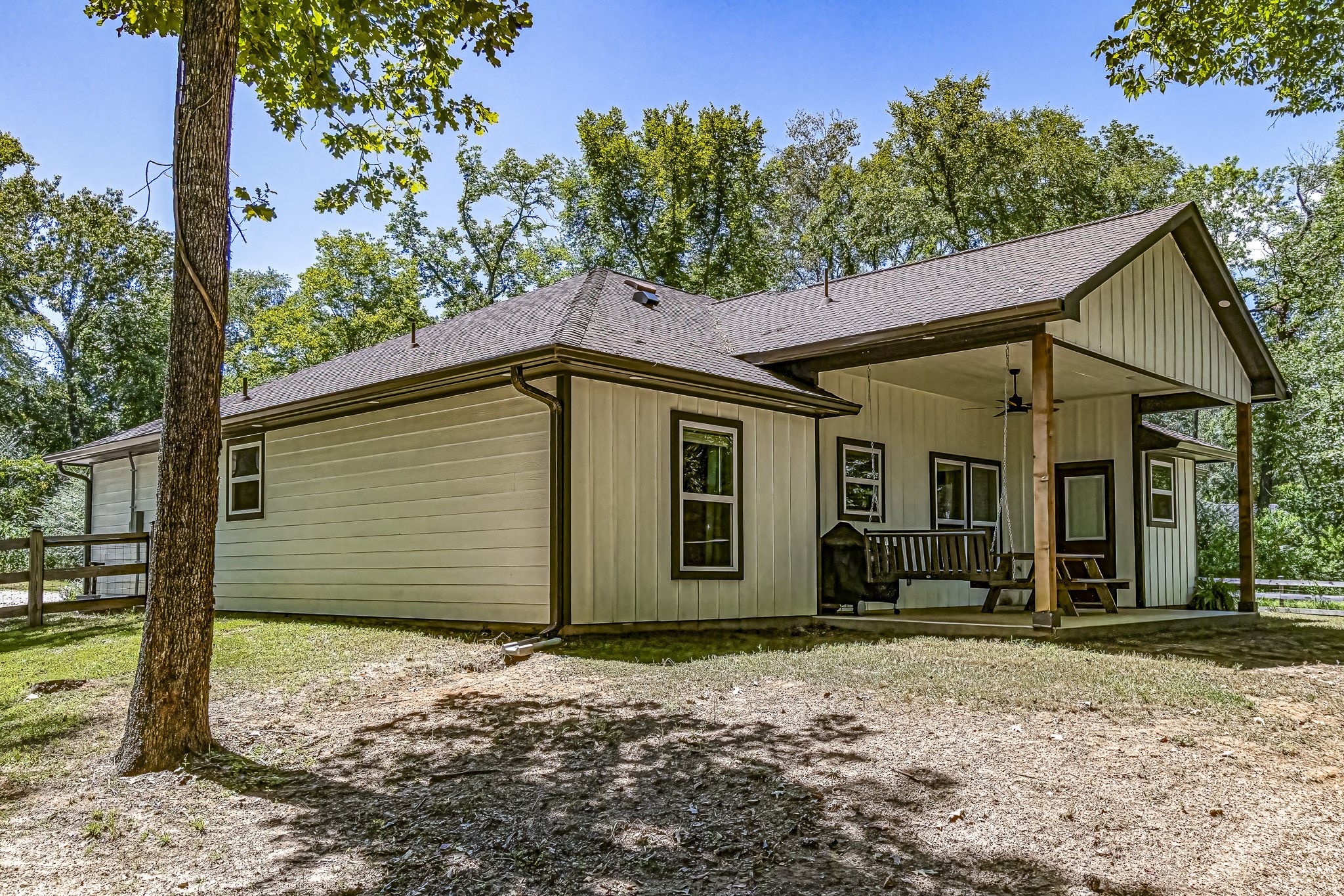 40 Bob Steele Road Coldspring, TX 77331 - Photo 35 of 50 a view of a house with a yard
