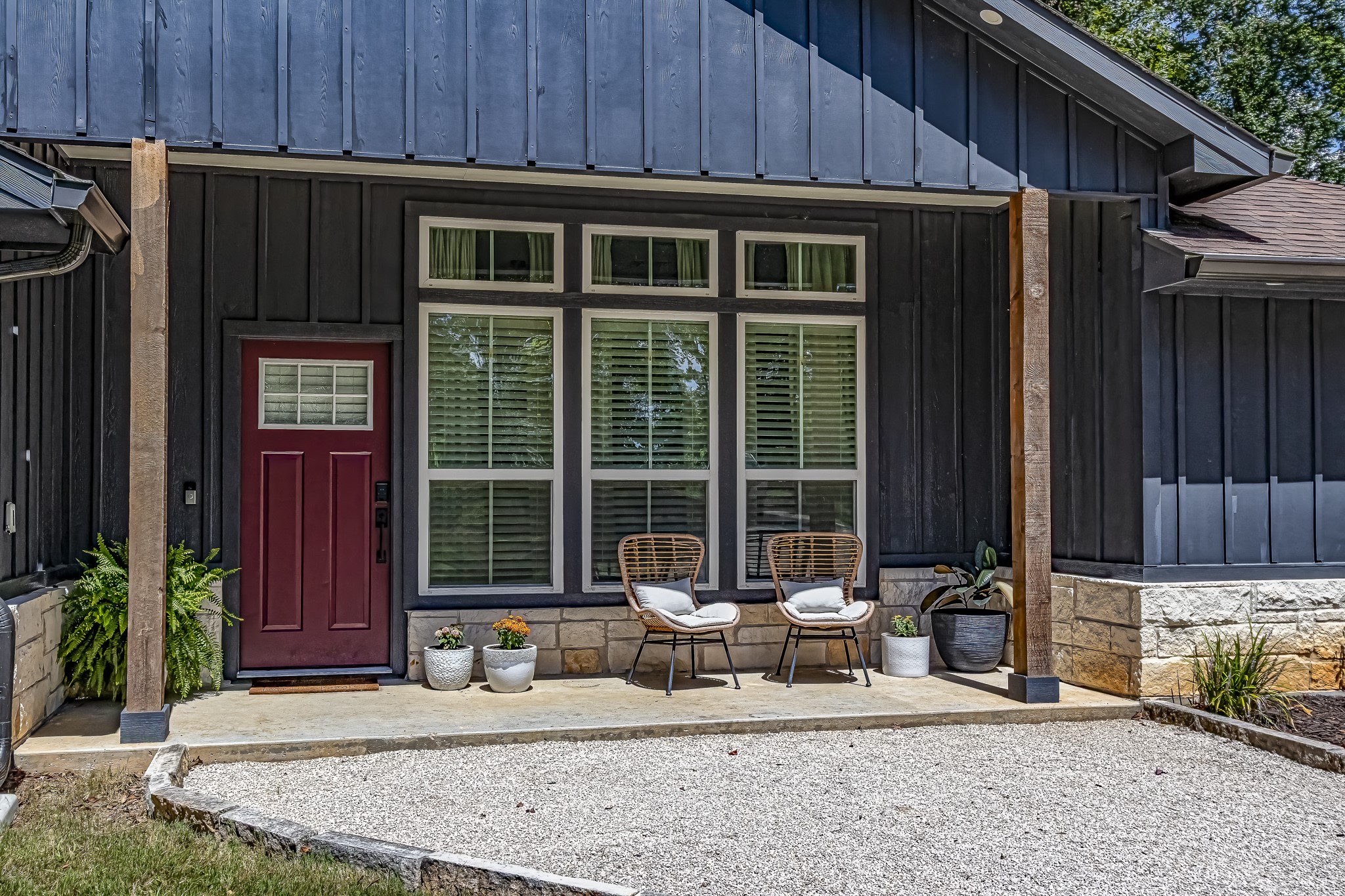 40 Bob Steele Road Coldspring, TX 77331 - Photo 49 of 50 a backyard of a house with seating space
